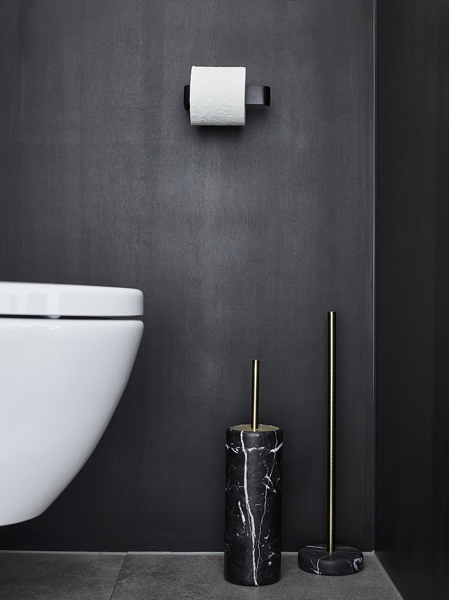 Nero Porte-Rouleau de Papier Toilette sur pied, gris clair