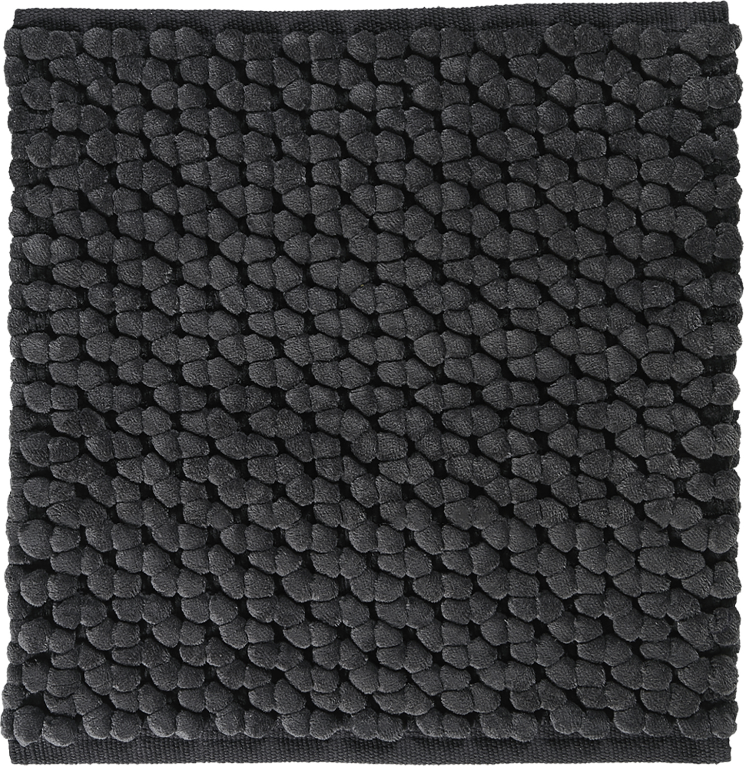 Nomad Badezimmer-Teppich 60 x 60 cm schwarz