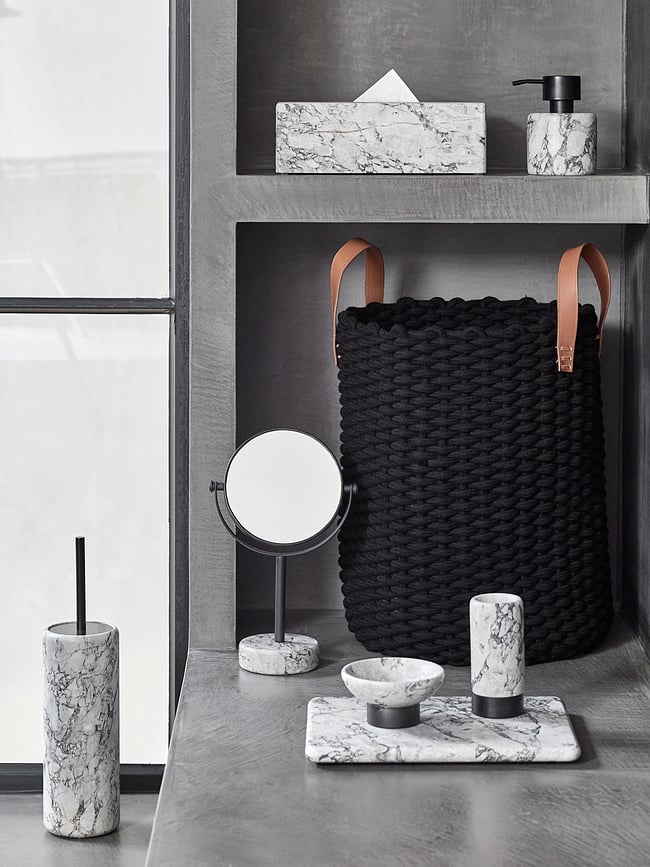 Vaso Portacepillos Nero, gris claro