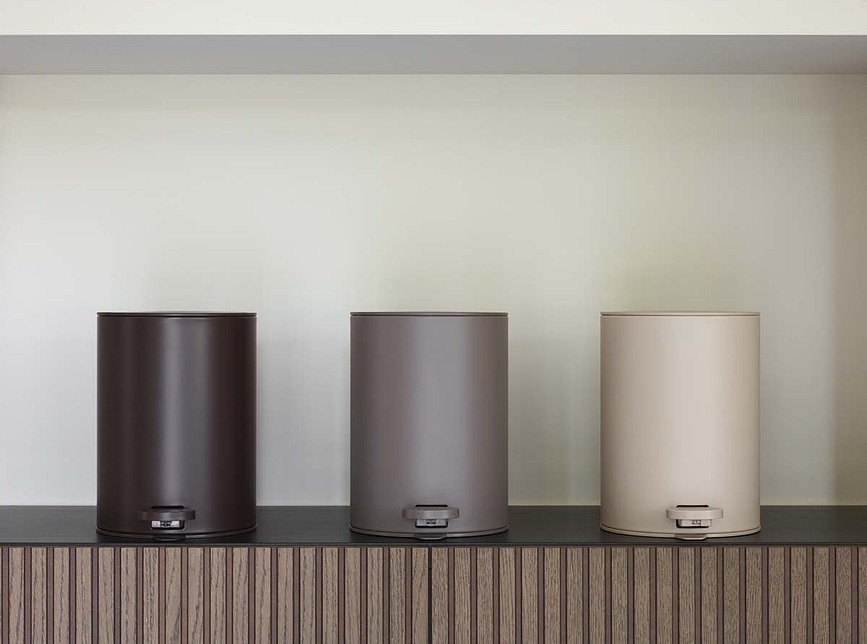 Raf Koš za smeti, 3 l, temno rjav