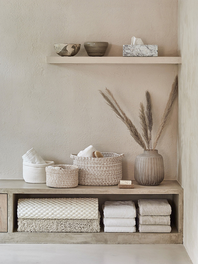 Rena M Košara za shranjevanje, olivna