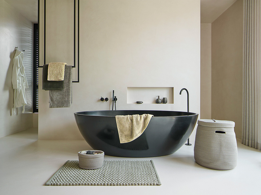 Rena Panier de Rangement, taille S, noir