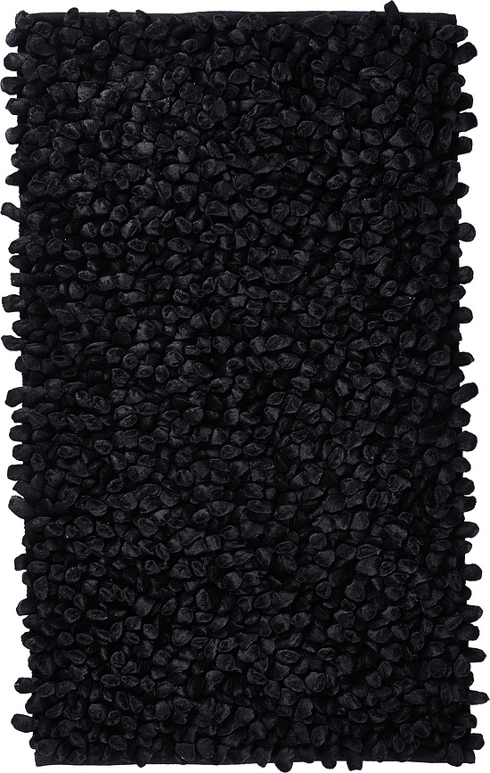 Rocca Badezimmer-Teppich 60 x 100 cm schwarz