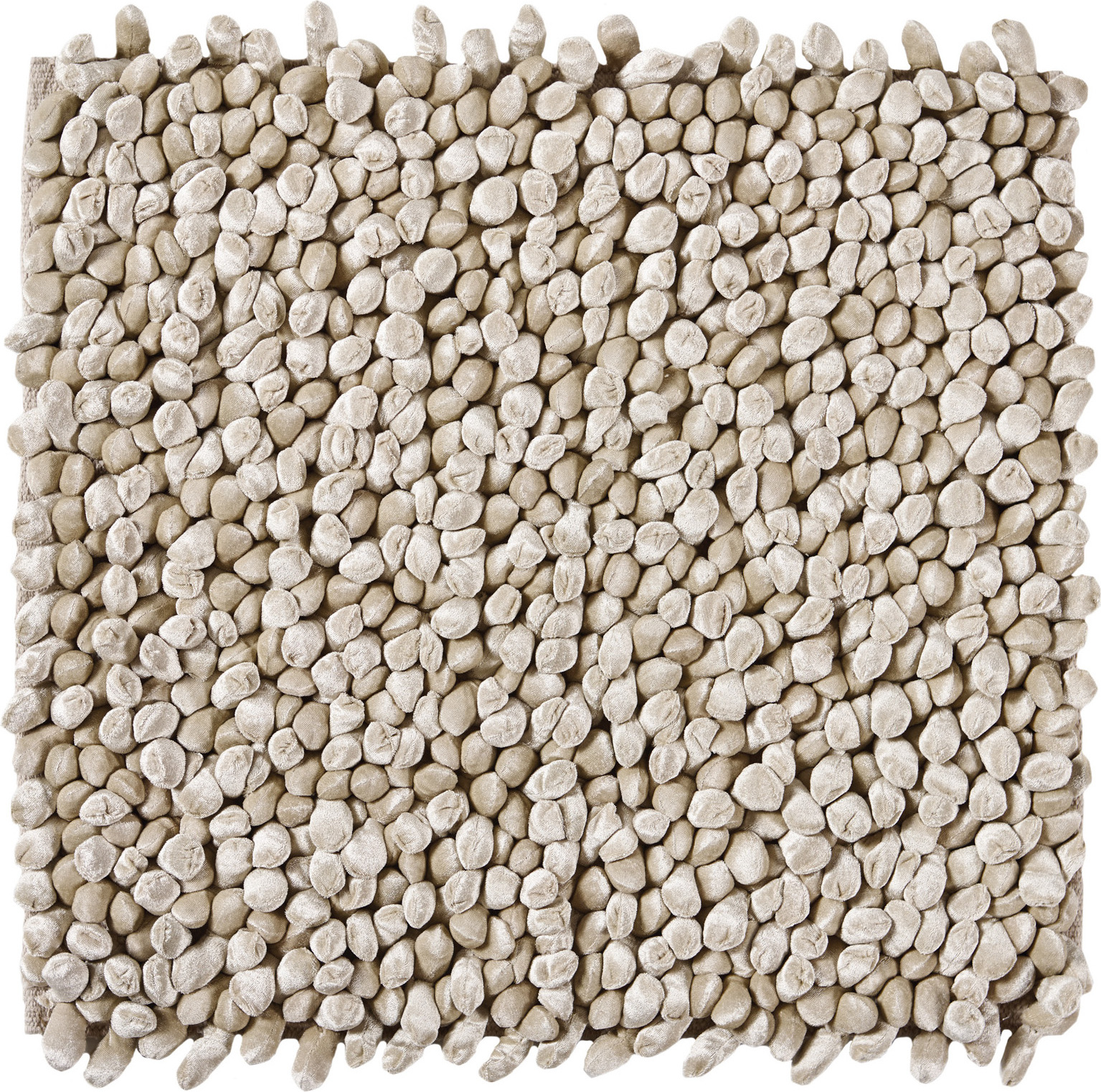 Badteppiche Rocca Badezimmer-Teppich 60 X 60 Cm Hellbeige