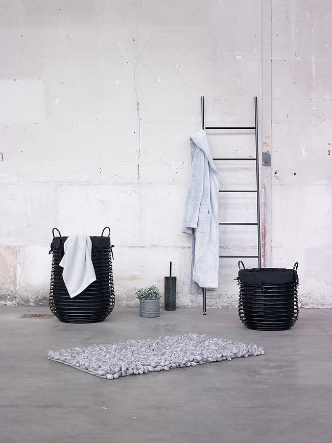 Rocca Tapis de Bain, 60 x 100 cm, argenté