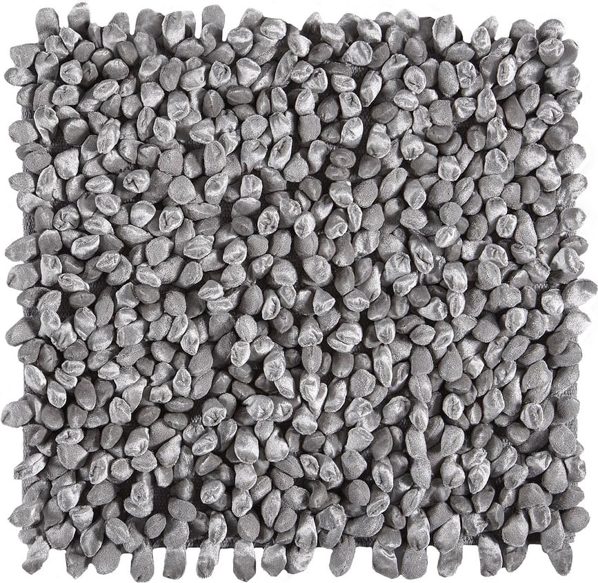 Rocca Tapis de Bain 60 x 60 cm, argenté