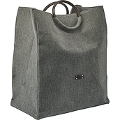 Skalbinių krepšys Jada dviejų skyrių pilkos spalvos