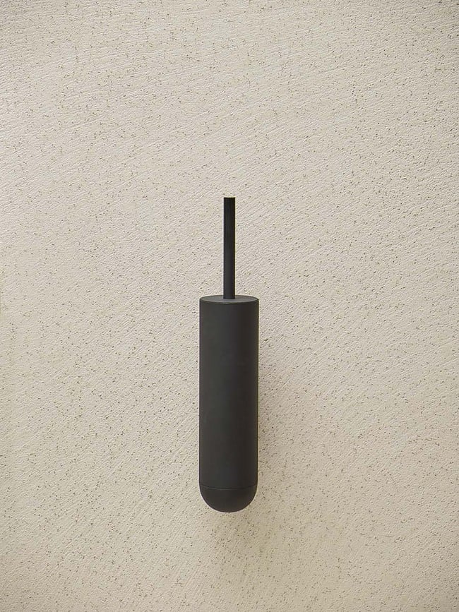 Sten Βούρτσα Τουαλέτας επιτοίχια, μαύρη
