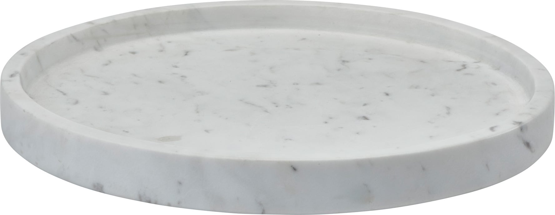 Taca dekoracyjna Hammam okrągła 30 cm biała