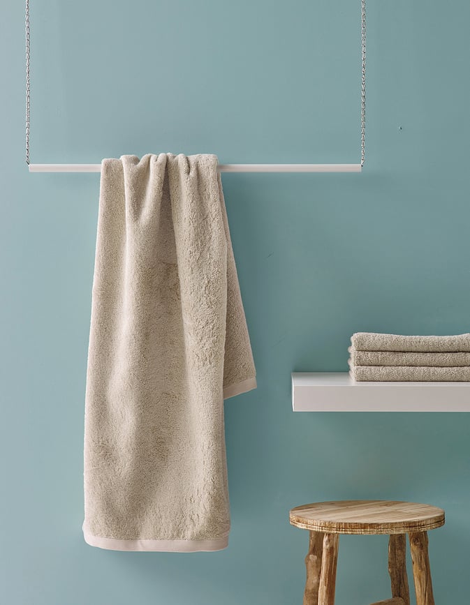 Toalla London 30 x 50 cm, beige claro