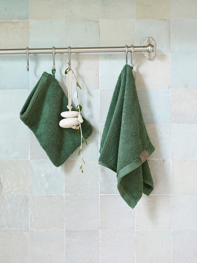 Toalla Oslo, 55 x 100 cm, negra