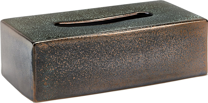 Ugo Tissues container bronze