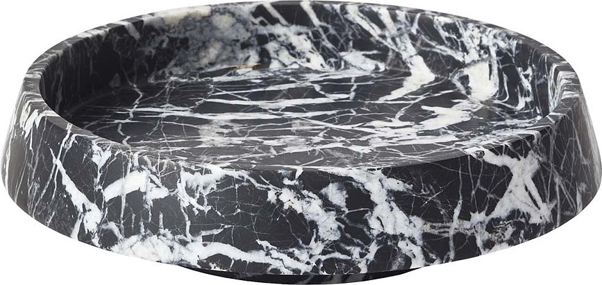 Vassoio decorativo Orion 25 cm nero