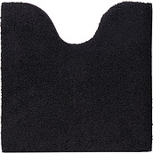 Wc kilimėlis Loa juodos spalvos 60 x 60 cm