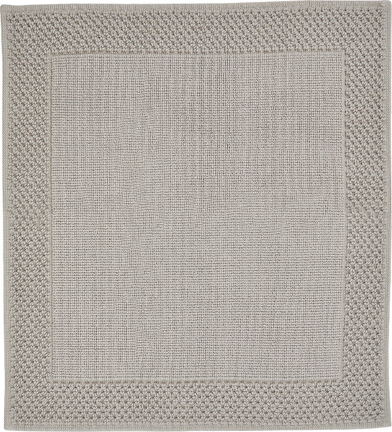 Yuna Tapis de Bain 60 x 60 cm, truffe