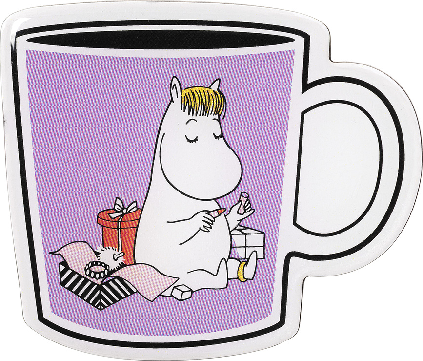 Aimant de réfrigérateur Arabia Finland Moomin Mademoiselle Snorque