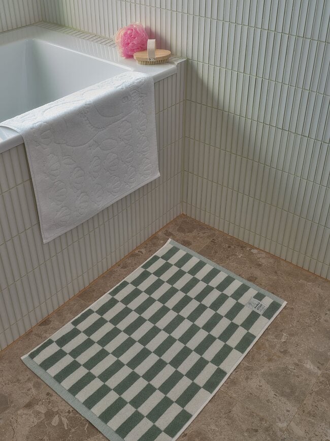 Alfombra de Baño Arabia Finland Moomin Seashells, 50 x 70 cm, blanca