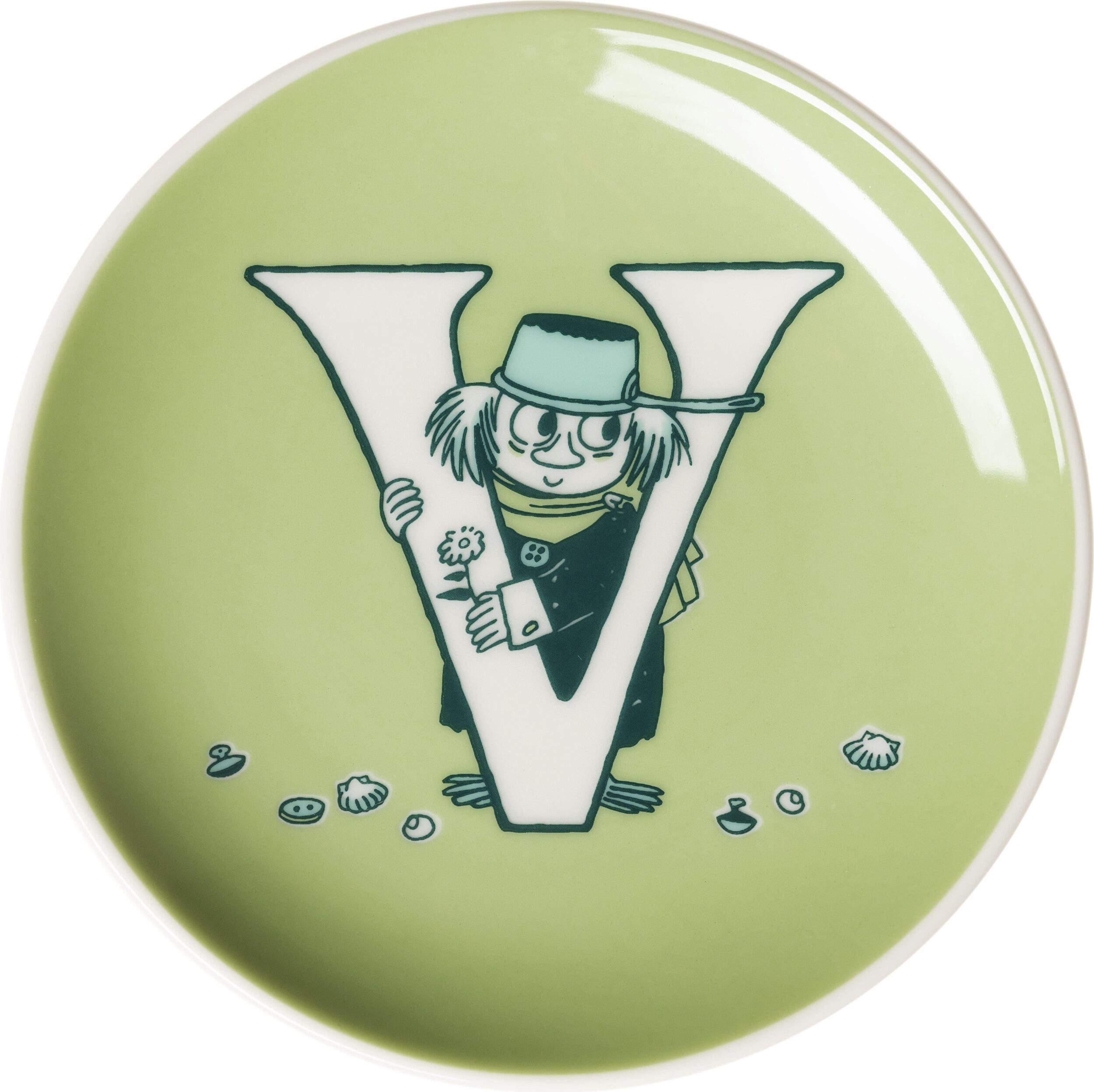 Arabia Finland ABC Moomin Snackteller V 10,5 cm