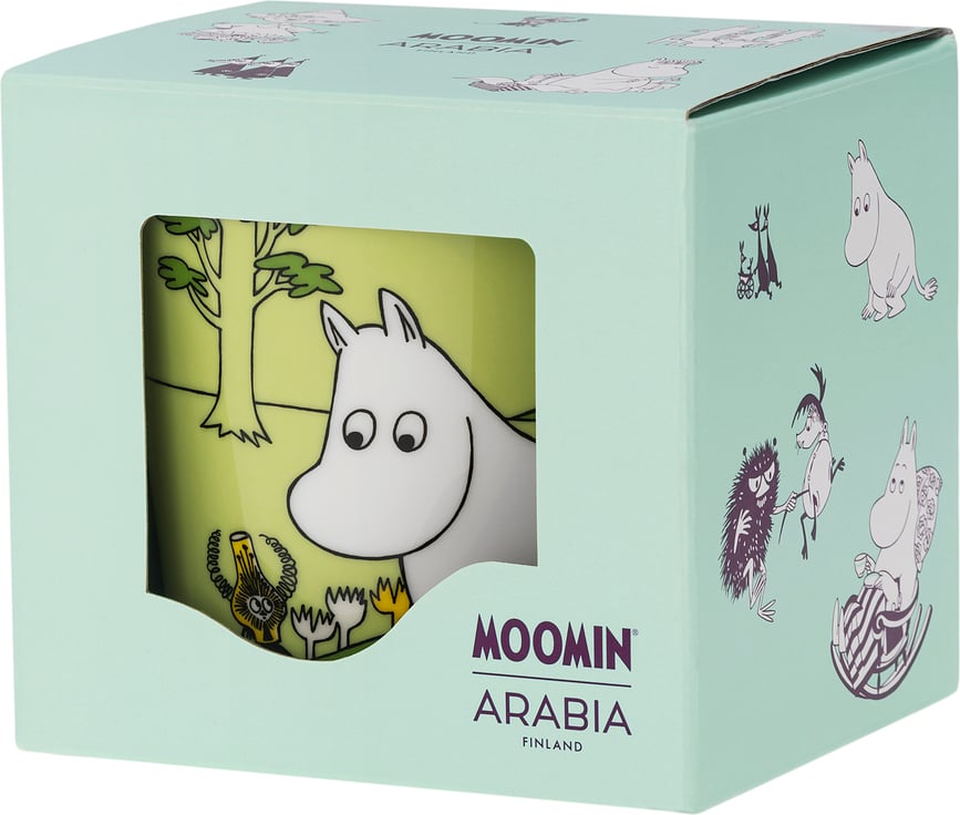 Arabia Finland Box 80 Anniversary Κούπα Moomin, πράσινη