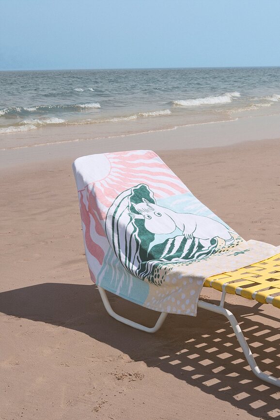 Arabia Finland Brisača za plažo Muminki 'Beach day', 93 x 150 cm