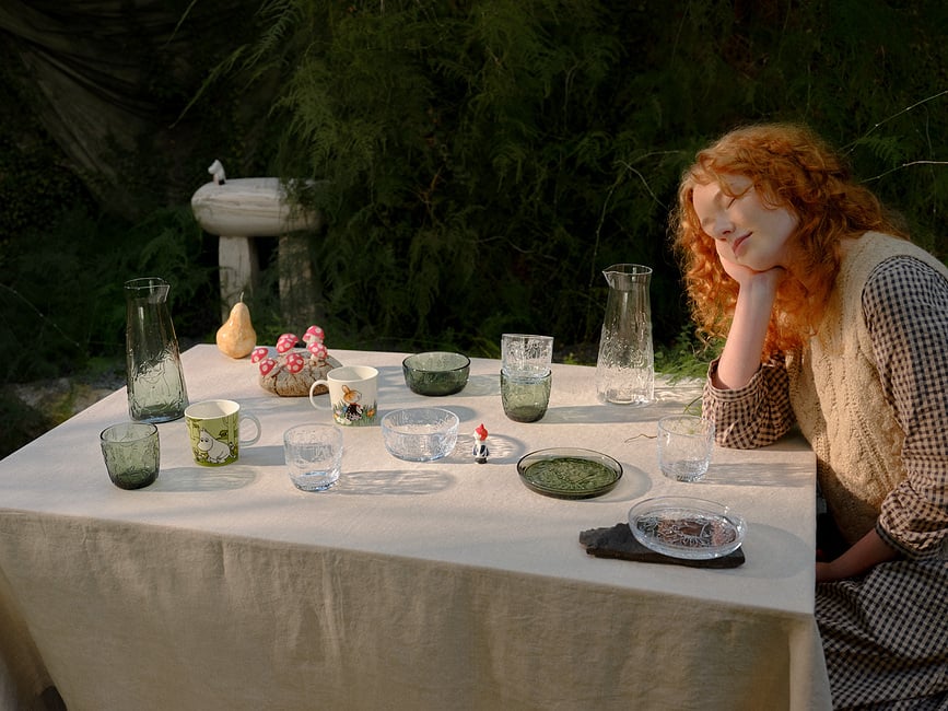 Arabia Finland Mumini Čaše 280 ml zelene 2 kom.