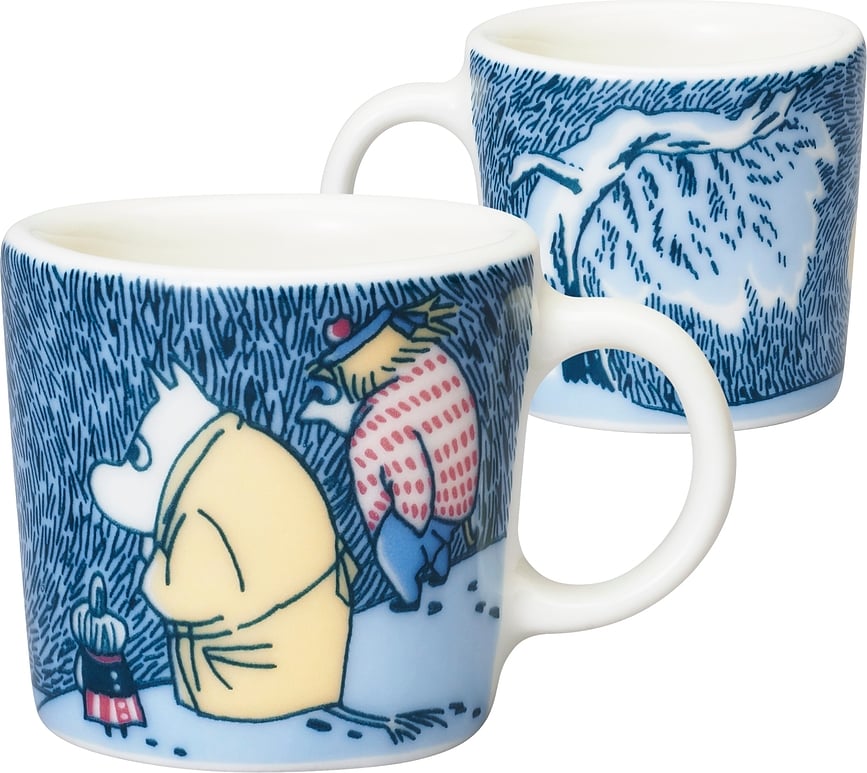 Arabia Finland Cups mini The Moomins Snow Moonlight 4 pcs - 1059933