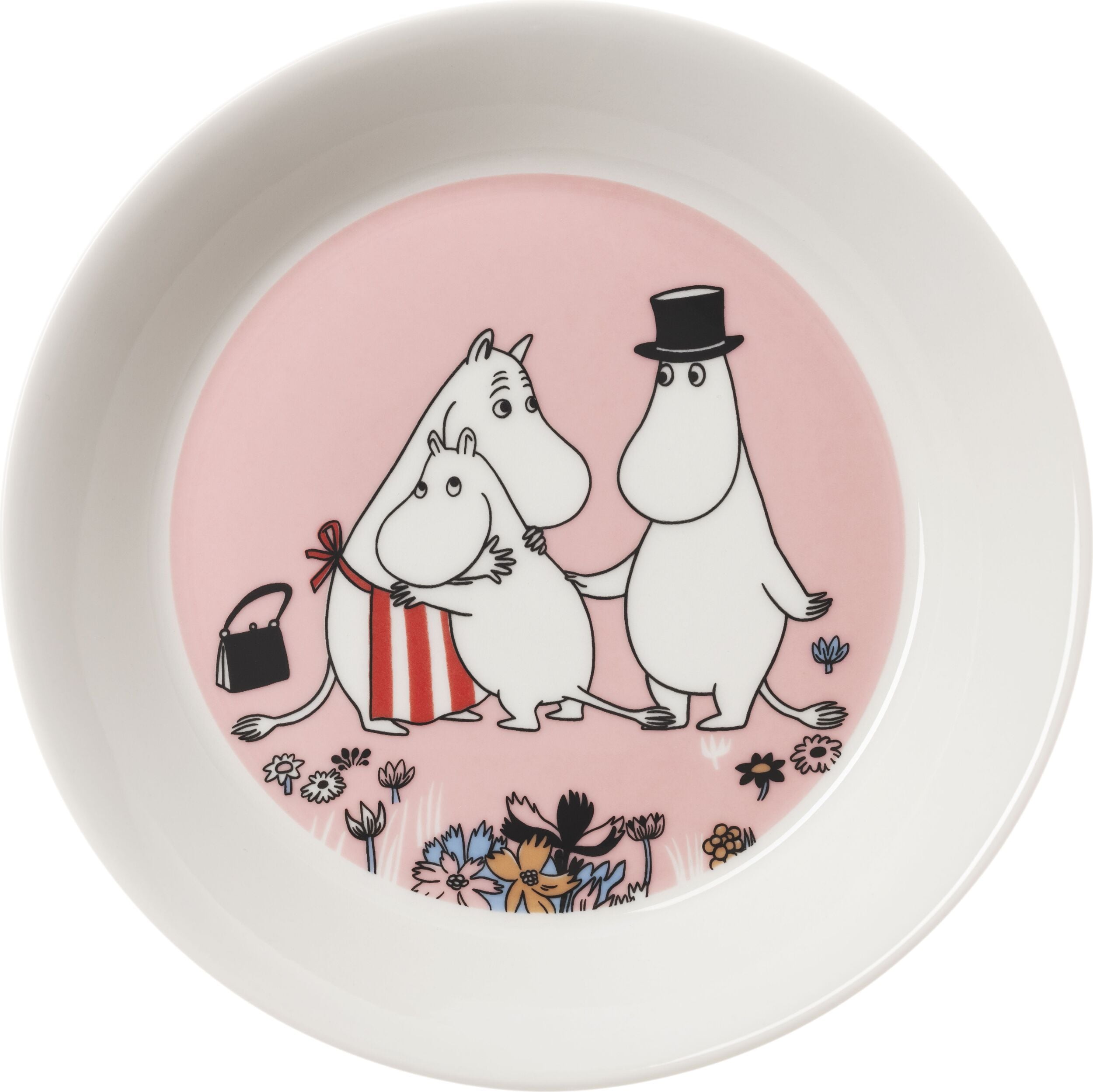 Arabia Finland Dessertteller 15 cm Mumin-Familienzeit