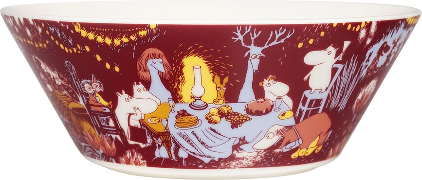 Arabia Finland Festive Moments Μπολ, με σχέδιο Moomin