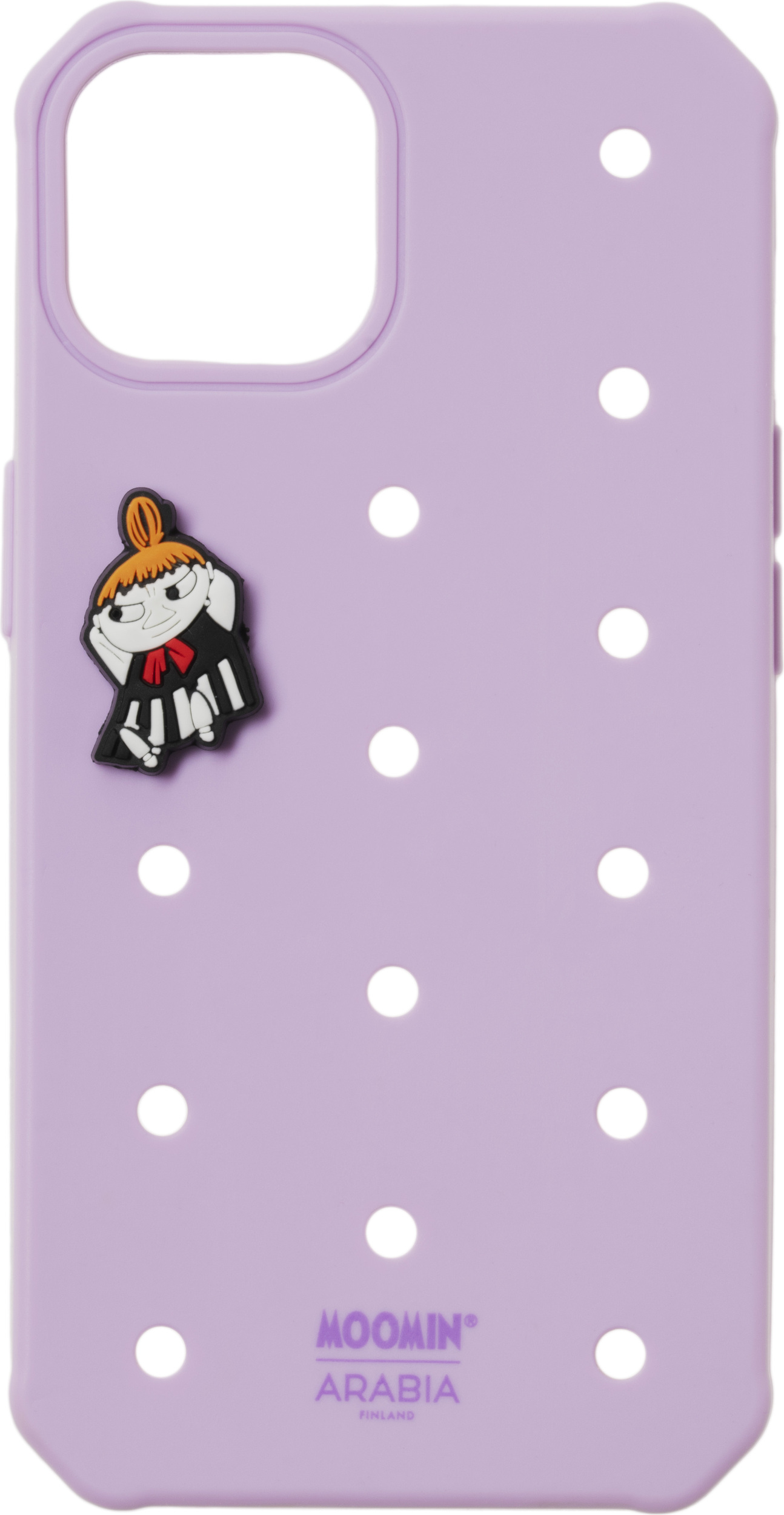 Arabia Finland iPhone 15 Moomins Handyhülle, lila