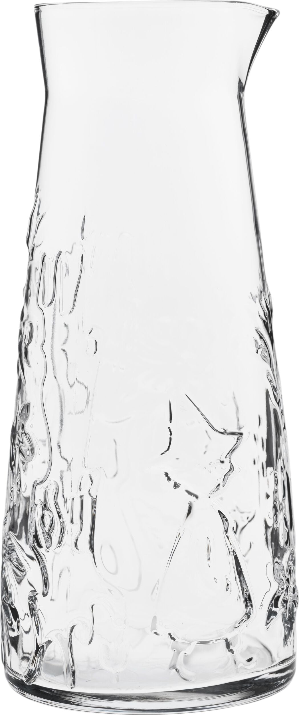 Arabia Finland Karaffe 1 l Mumins durchsichtig aus Glas