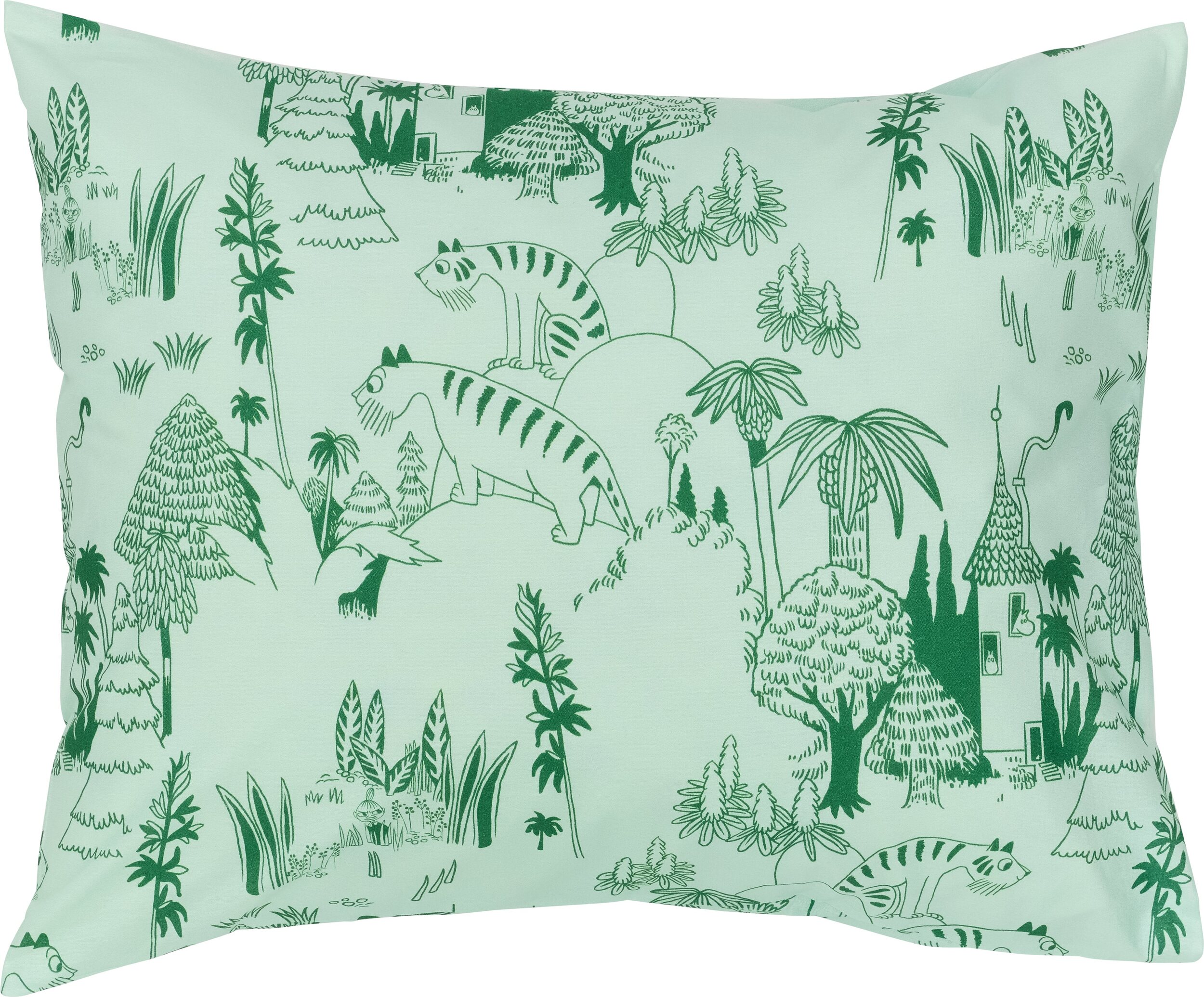 Arabia Finland Kissenbezug 50 x 60 cm Mumins Garden Party
