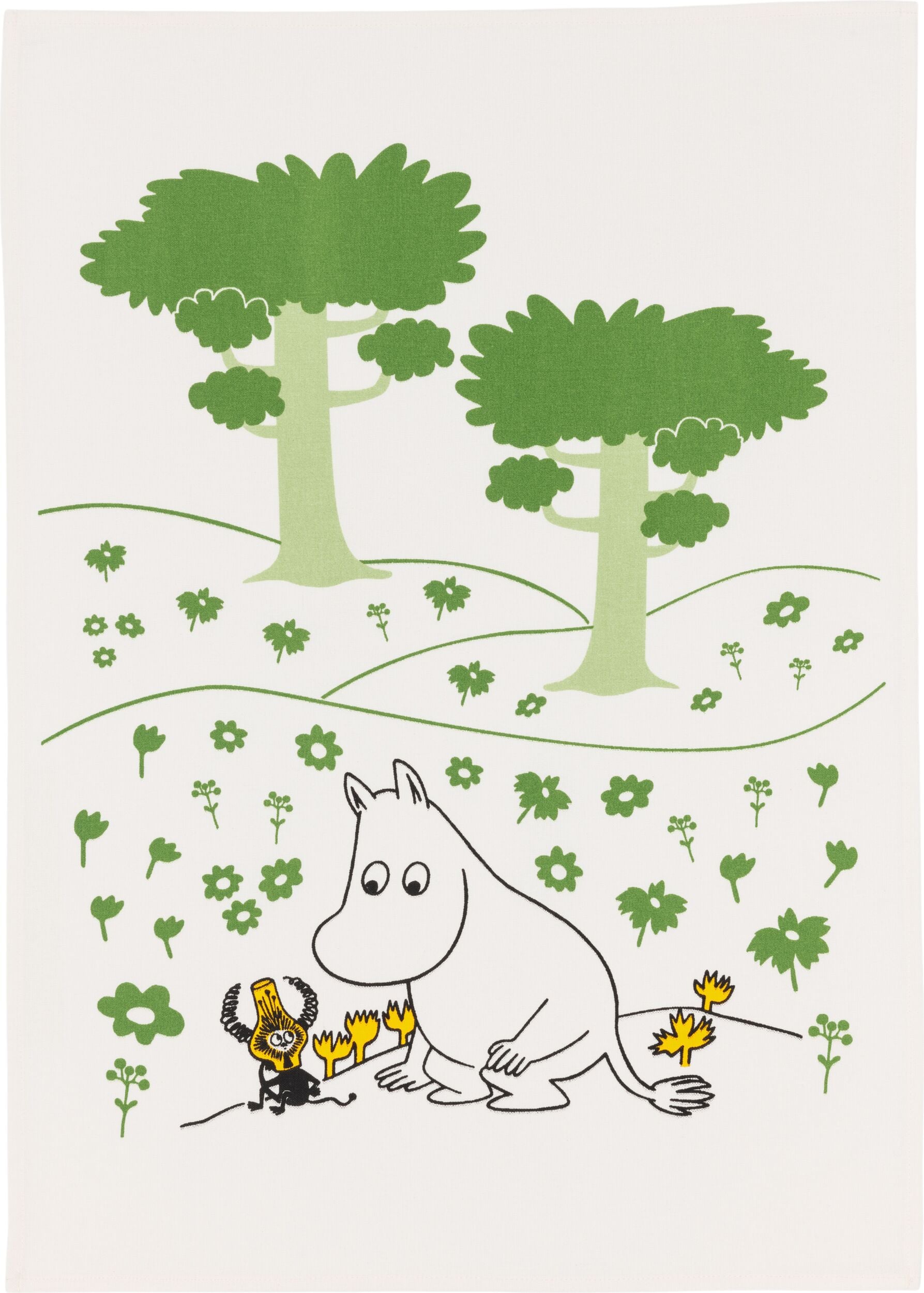 Arabia Finland Küchentuch 50 x 70 cm Mumins Mumin