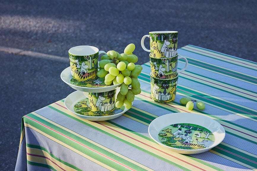 Arabia Moomin Family Time Assiette, 19 cm