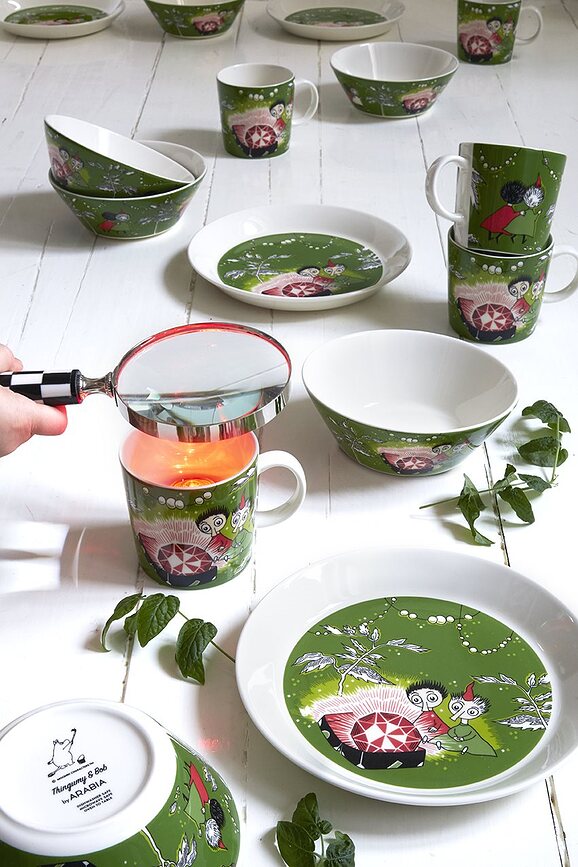 Arabia Moomin Family Time Assiette, 19 cm