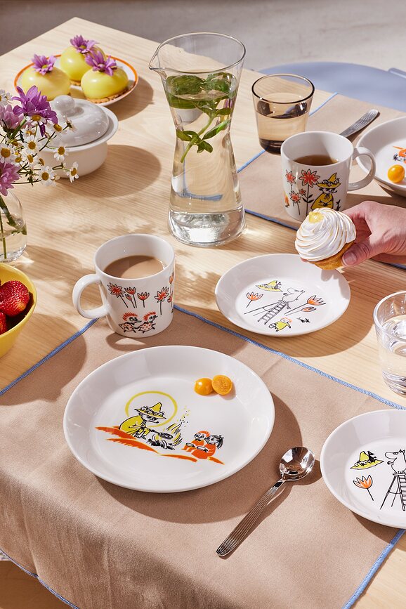 Arabia Moomin Family Time Assiette, 19 cm