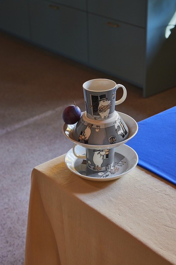 Arabia Moomin Family Time Assiette, 19 cm