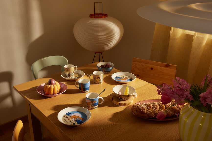 Arabia Moomin Family Time Assiette, 19 cm
