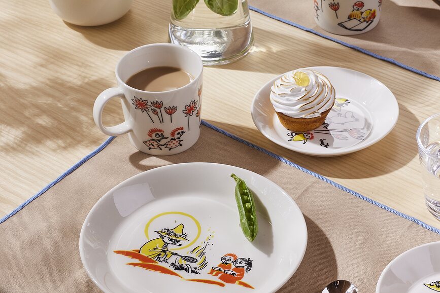 Arabia Moomin Family Time Assiette, 19 cm