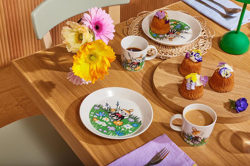 Arabia Moomin Family Time Assiette, 19 cm