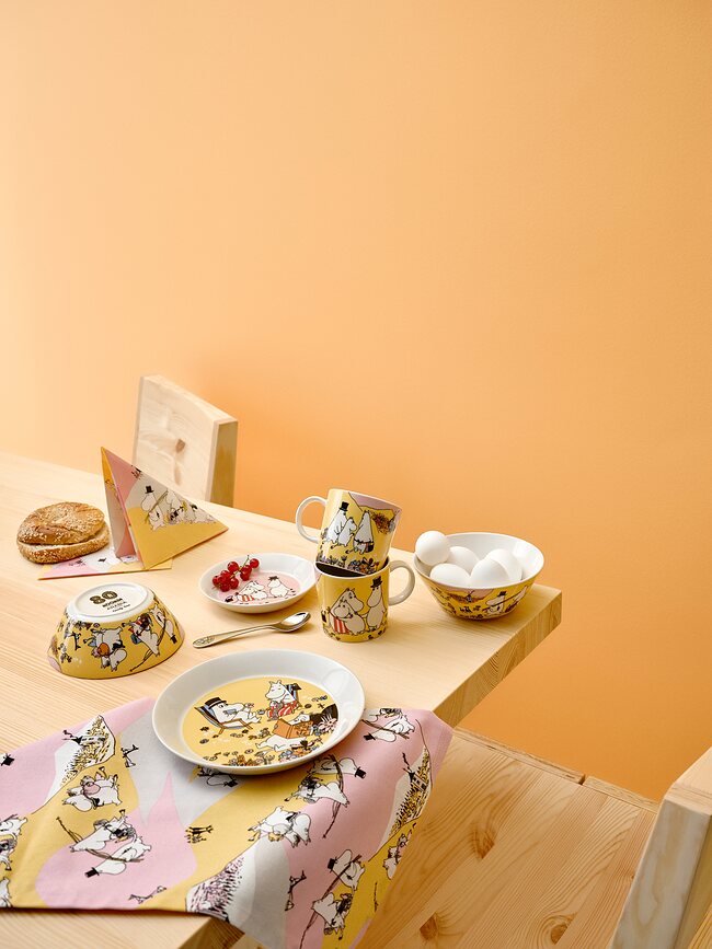 Arabia Finland Muminki Family Time Assiette à Dessert, 15 cm