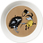 Arabia Finland Moomin Assiette Stinky, 19 cm, marron
