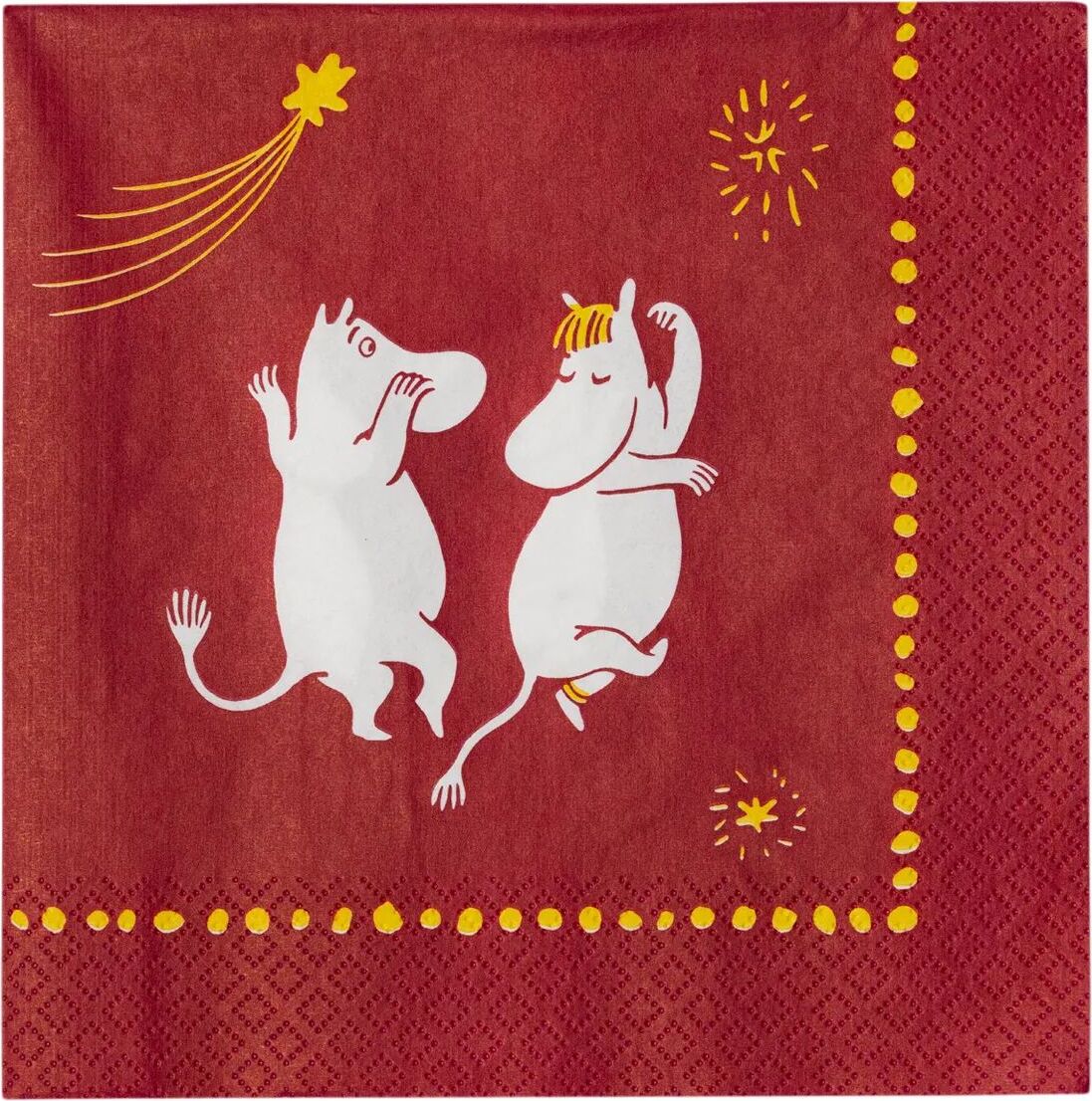 Arabia Finland Moomin Festive Moments Papier-Servietten, 33 cm, 20 St.