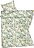 Arabia Finland Moomin Flower Garden Parure de Lit 140 x 200 cm, avec taie d'oreiller 50 x 60 cm