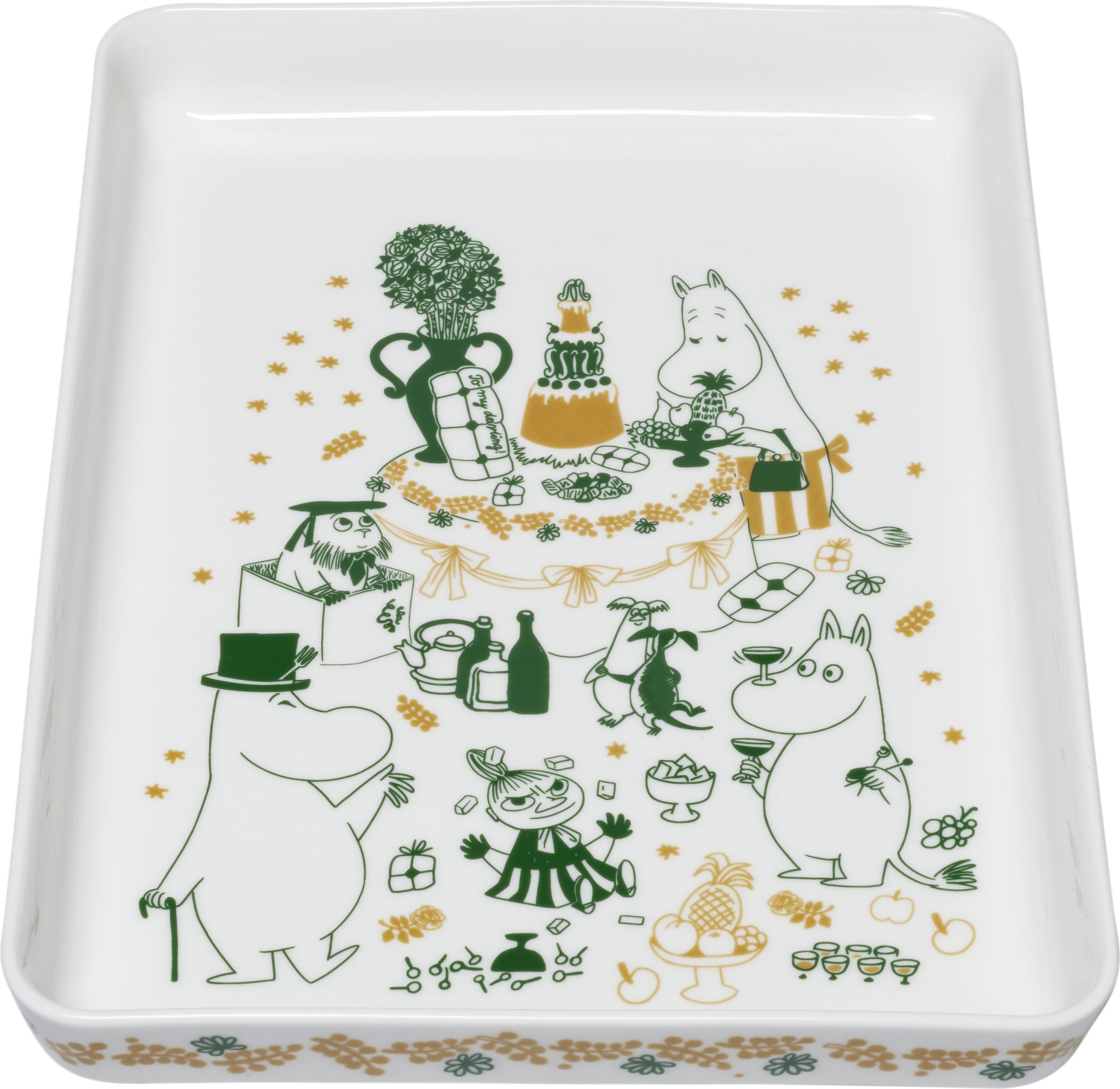 Arabia Finland Moomin Gift of love Servierplatte 24 x 32 cm