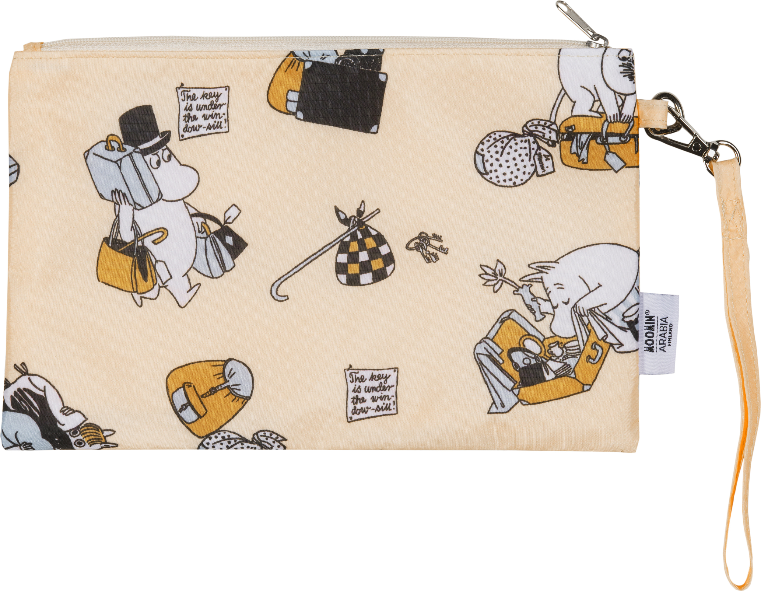 Arabia Finland Moomin Holiday Rush Flache Kosmetiktasche