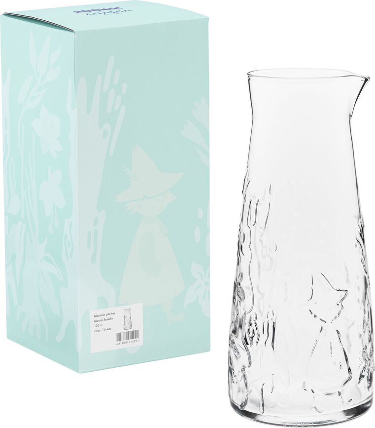 Arabia Finland Moomin Καράφα, 1 L, πράσινη, γυάλινη
