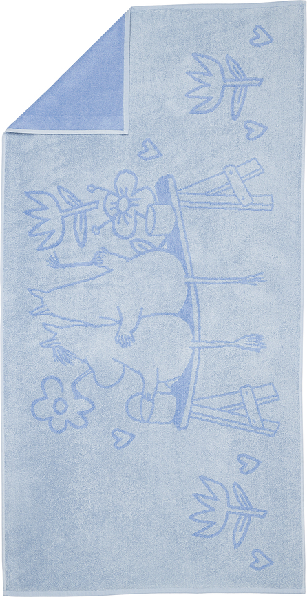 Arabia Finland Moomin Love Πετσέτα, 70 x 140 εκ., μπλε