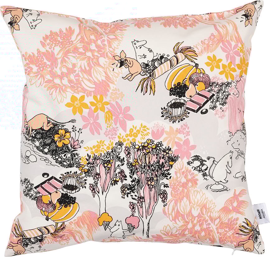 Arabia Finland Moomin Μαξιλαροθήκη διακοσμητική, 50 x 50 εκ., ροζ