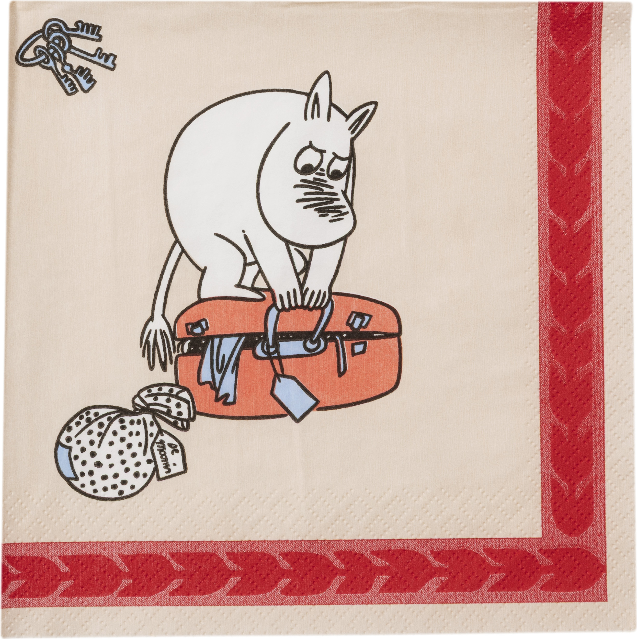 Arabia Finland Moomin Papierservietten Holiday Rush 33 cm, 20 St.