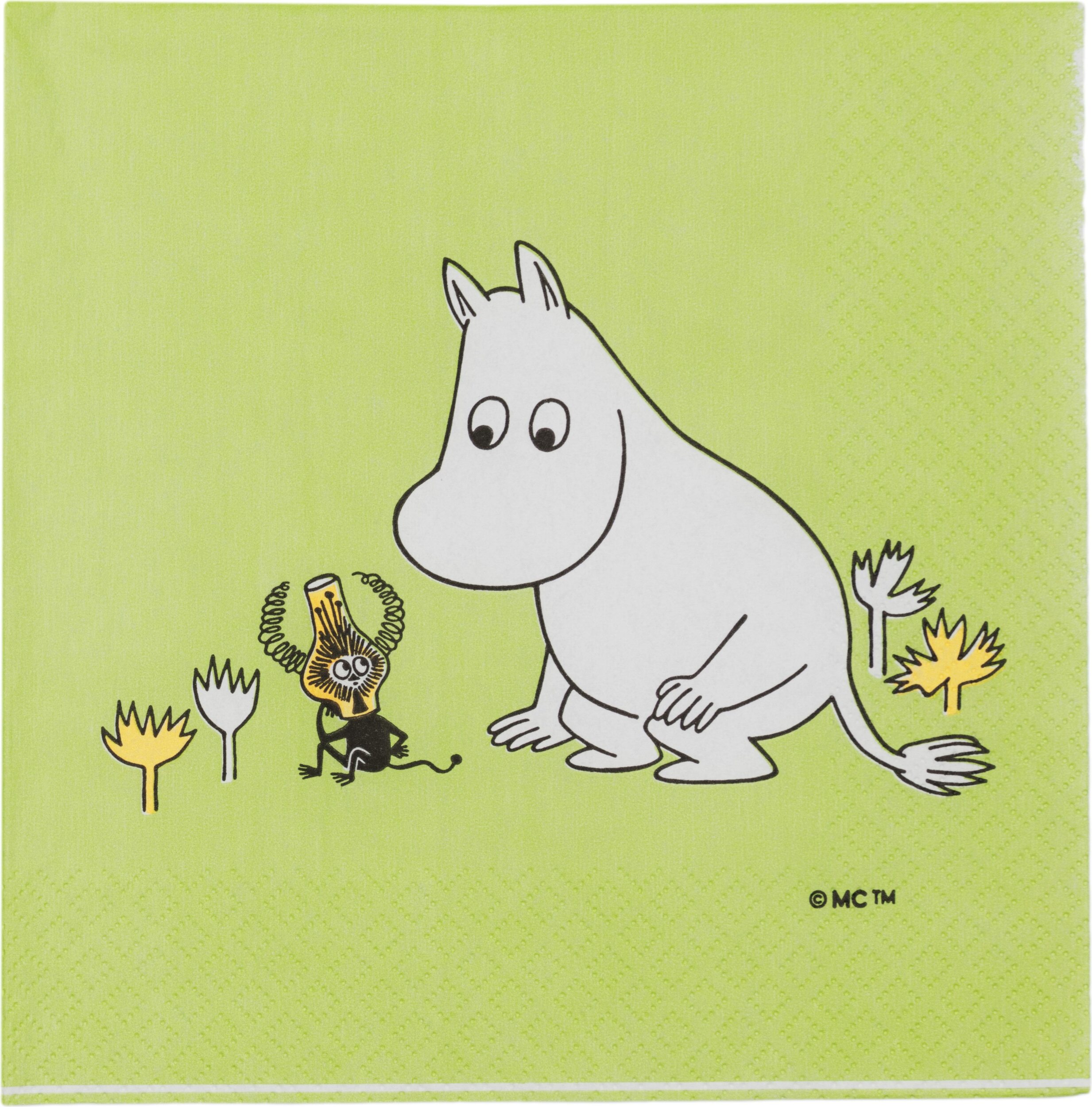 Arabia Finland Moomin Papierservietten Moomintroll 33 cm, 20 St.